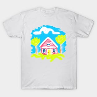 Cute Trees House T-Shirt